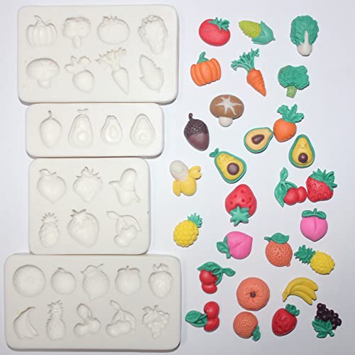 Lovely Small Items Silicone Fondant Molds Set For Cake Topper