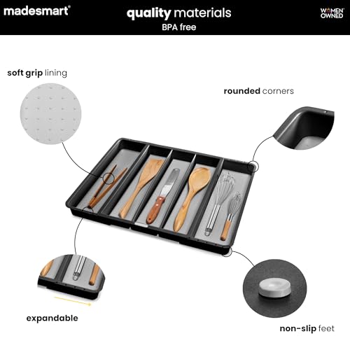 Classic Expandable Compartment Utensil Tray