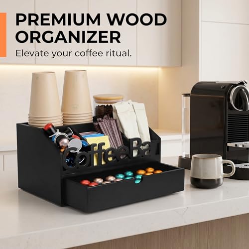 Coffee Bar Organizer Countertop