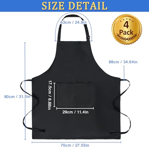 4 Pack Chef Apron (4 Count)