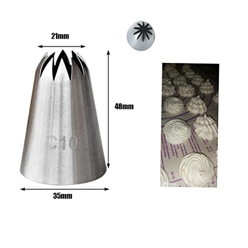 Large Piping Tips for Cake Decorating