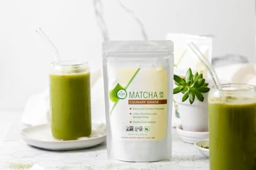 Aiya Authentic Japanese Origin Culinary Grade Matcha Green Tea Powder (3.5 Ounce)