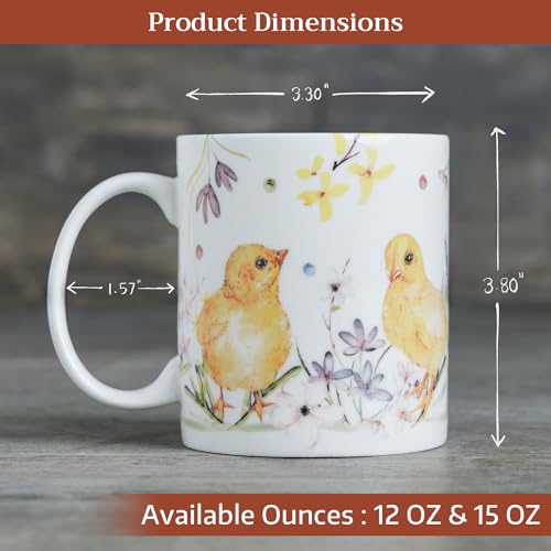 Coffee Mug with Handles Tea Cups (2 Count)