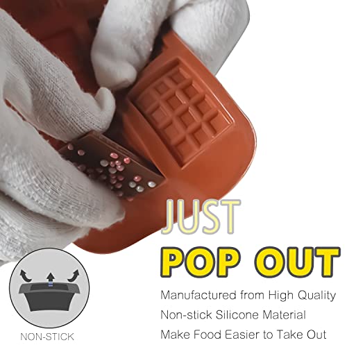 Silicone Break Apart Chocolate Molds (4 Count)