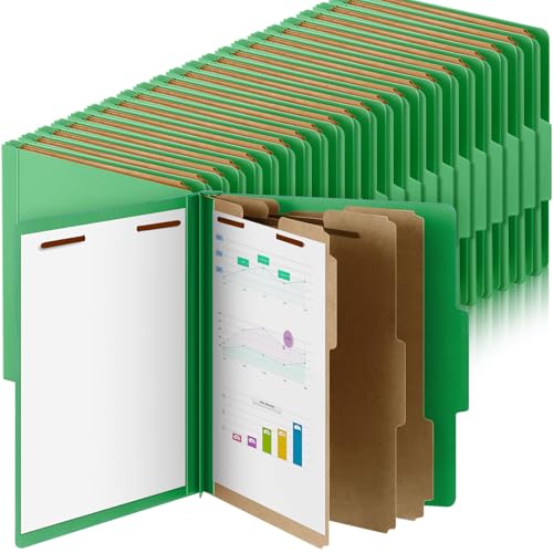 60 Pcs Classification Folder Letter Size