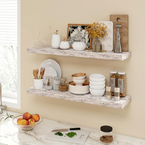 36 Inch Floating Shelves