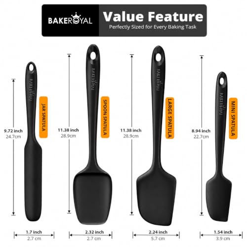 Silicone Spatula Set (4 Count)