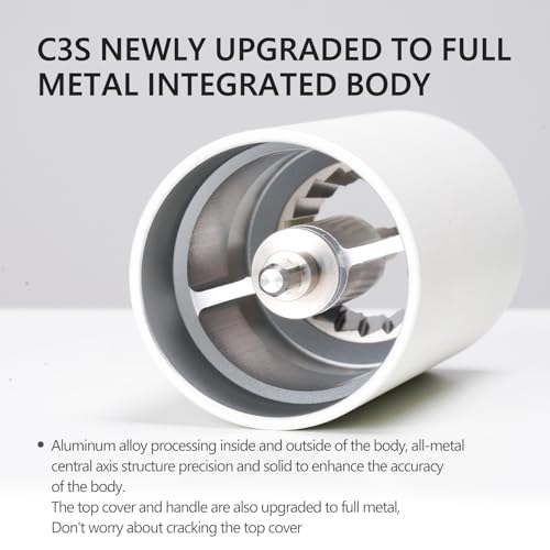 Chestnut C3S Manual Coffee Grinder with CNC Stainless Steel Conical Burr Capacity 25g