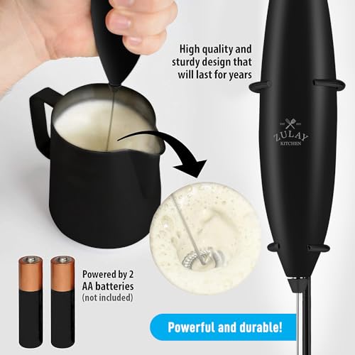 Zulay Premium Gift Milk Frother Set