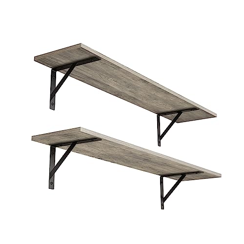 Long Wall Shelves (2 Count)