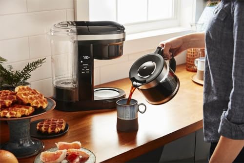 12 Cup Drip Coffee Maker with Spiral Showerhead