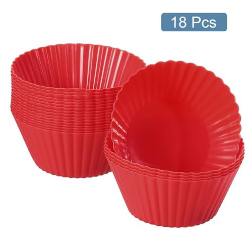 18Pcs Silicone Cupcake Liners