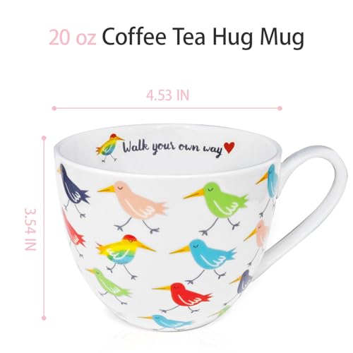 Birds Mugs for Daily Coffee and Tea