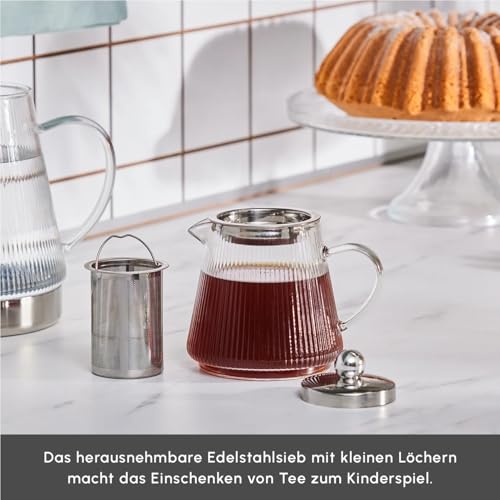 Keops Turkish Small Teapot with Infuser and Lid
