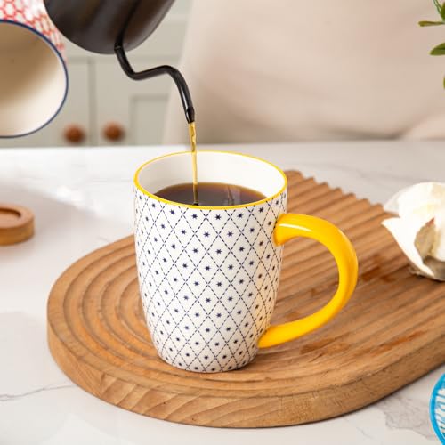 16 Oz Ceramic Coffee Mugs Set of 6 (6 Count)