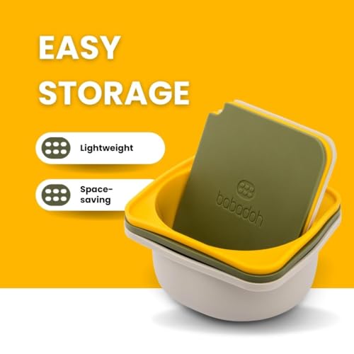 Pizza Dough Proofing Silicone Containers with Lids (6 Count)