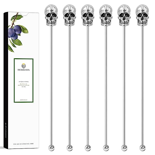 6 Pcs 7.5'' Metal Stir Sticks