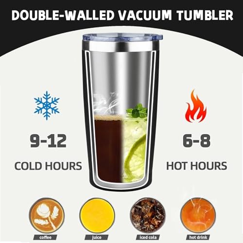 20 oz Tumbler with Lids and Straws