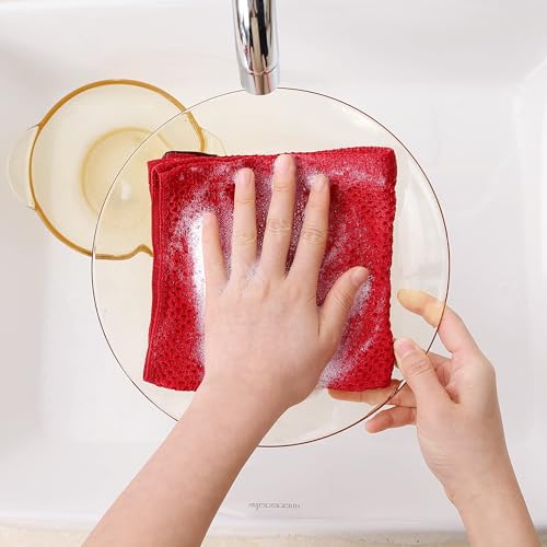 100% Cotton Waffle Weave Kitchen Dish Cloths 24 (24 Count)