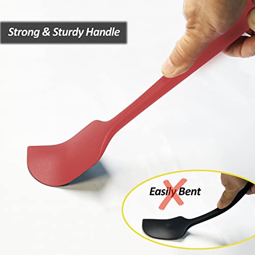 3 Pack Large Silicone Spatula for Kitchen (3 Count)