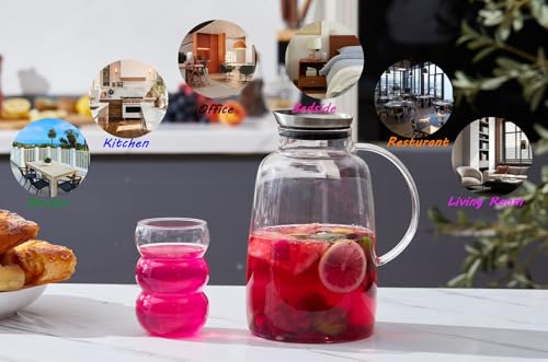 109 Oz Glass Pitcher with Lid
