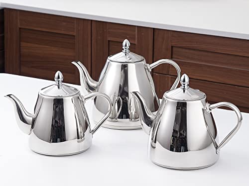 Stainless Steel Teapot with Infuser 1200ml