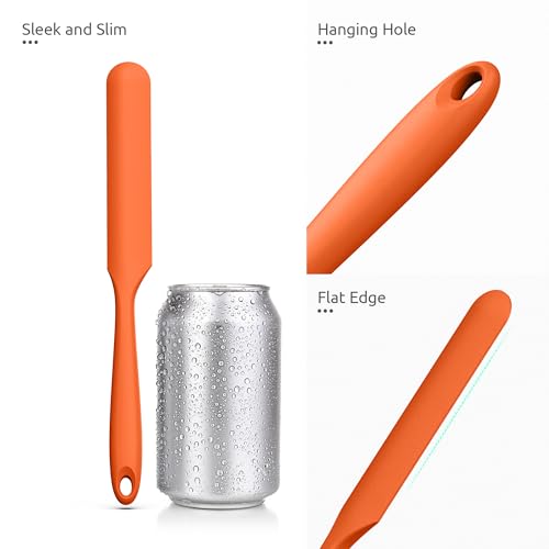 Skinny Silicone Jar Spatula Scraper