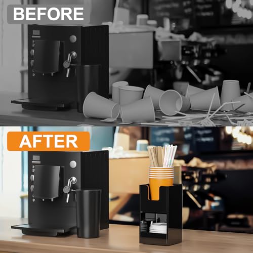 2 Compartment Cup Holder for Countertop