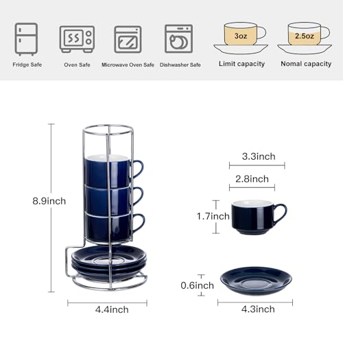 2.5 Ounce Espresso Cups (4 Count)