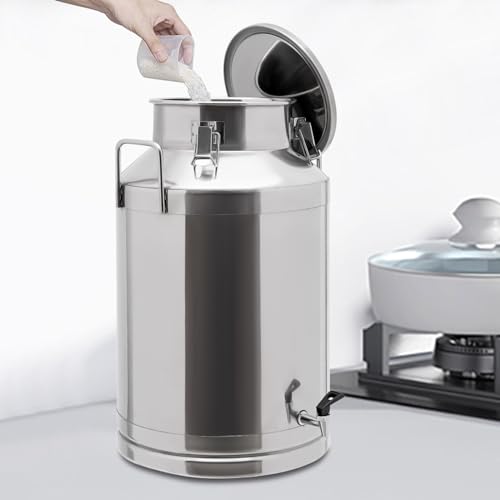 Stainless Steel Milk Bucket With Faucet