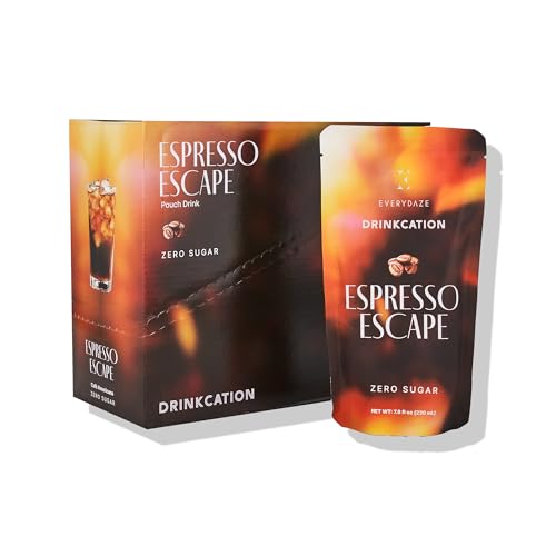 EVERYDAZE Drinkcation Zero Sugar Espresso Escape (78 Fl Oz)