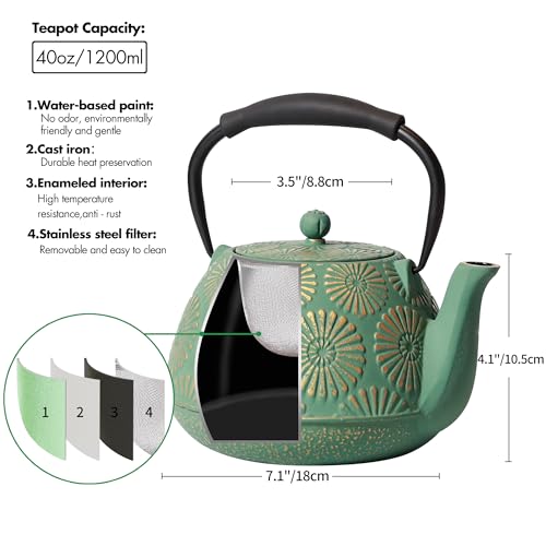 Cast Iron Teapot
