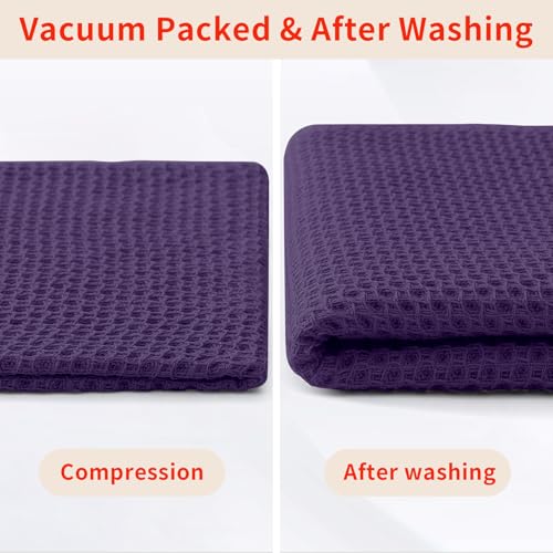 100% Cotton Waffle Weave Kitchen Dish Cloths 8 (8 Count)