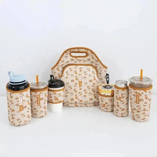 JavaSok Iced Coffee & Cold Soda Insulated Neoprene Cup Sleeve