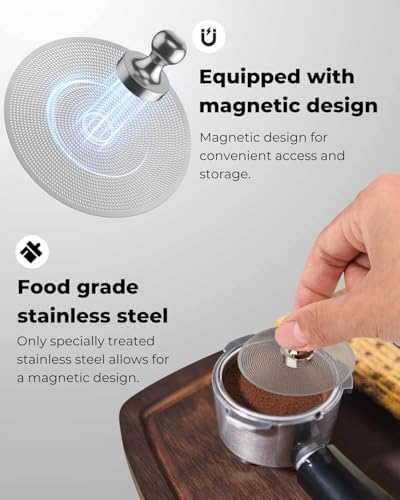 54mm Magnetic Dosing Funnel and Puck Screen Set