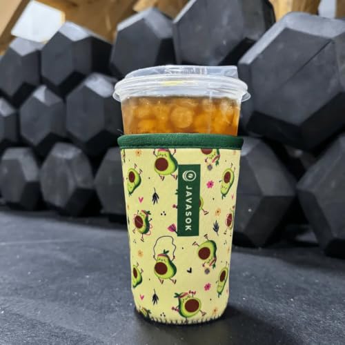 JavaSok Iced Coffee & Cold Soda Insulated Neoprene Cup Sleeve