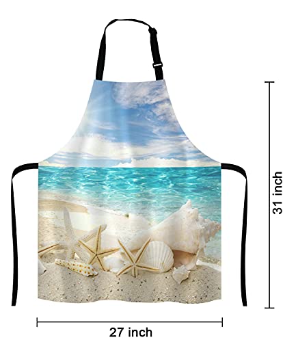 Caribbean Samana Beach Adjustable Bib Apron