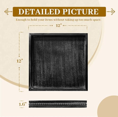 Square Wood Serving Tray