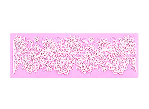 Flower Embossing Candy Silicone Mold Lace Pattern Sugar Craft Cake Decoration