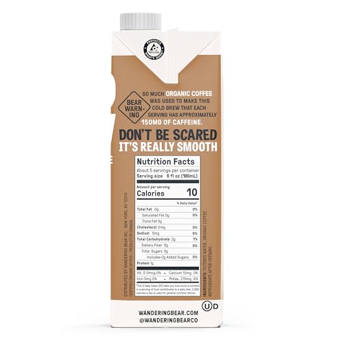 Straight Black Organic Cold Brew Coffee (192 Fl Oz)
