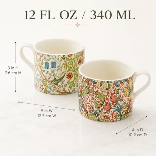 Spode Morris & Co 12 oz Mugs