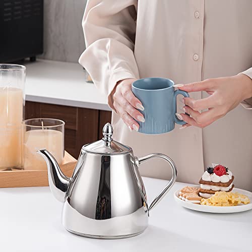 Stainless Steel Teapot Coffee Servers 1500ml