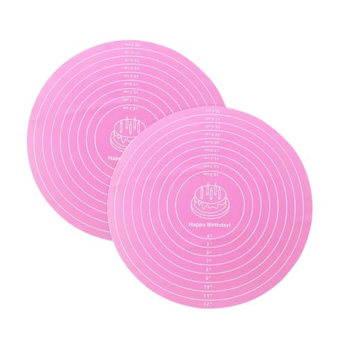 2 Pcs 12 Inch Silicone cake mats