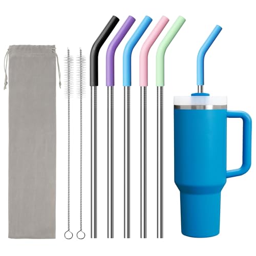 Metal Straws Reusable for 40 oz Tumbler