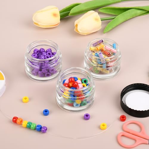 Glass Jars with Lids (24 Count)