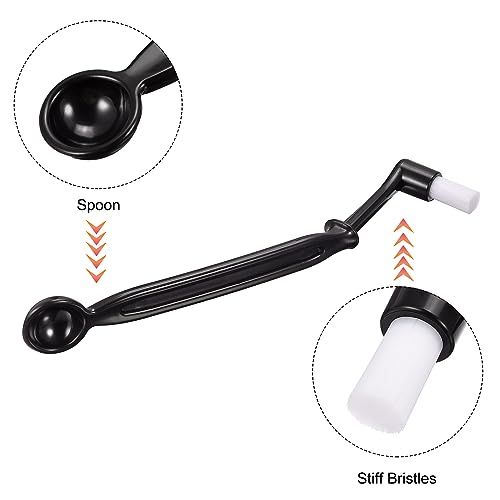 Coffee Machine Brush with Spoon