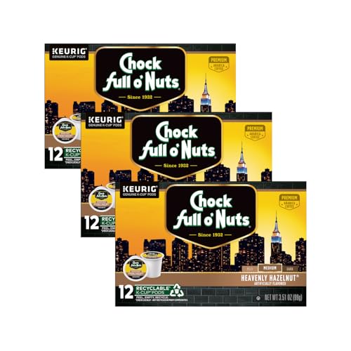 Chock Full o'Nuts Heavenly Hazelnut Coffee (36 Count)