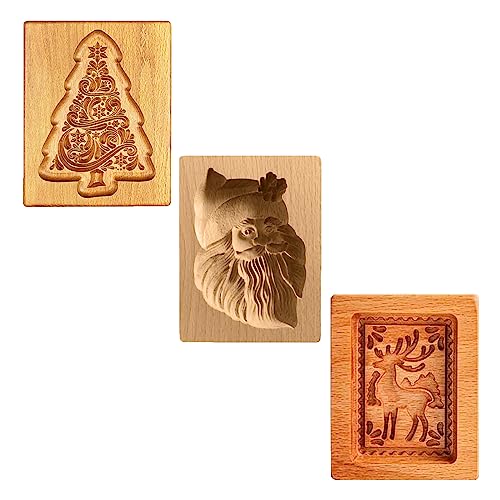 Wooden Cookie Biscuit Mold