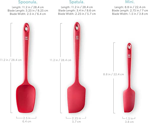 DI ORO Silicone Spatula Set (3 Count)