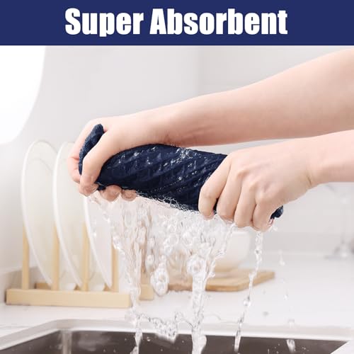 Microfiber Waffle Weave Kitchen Towels (8 Count)